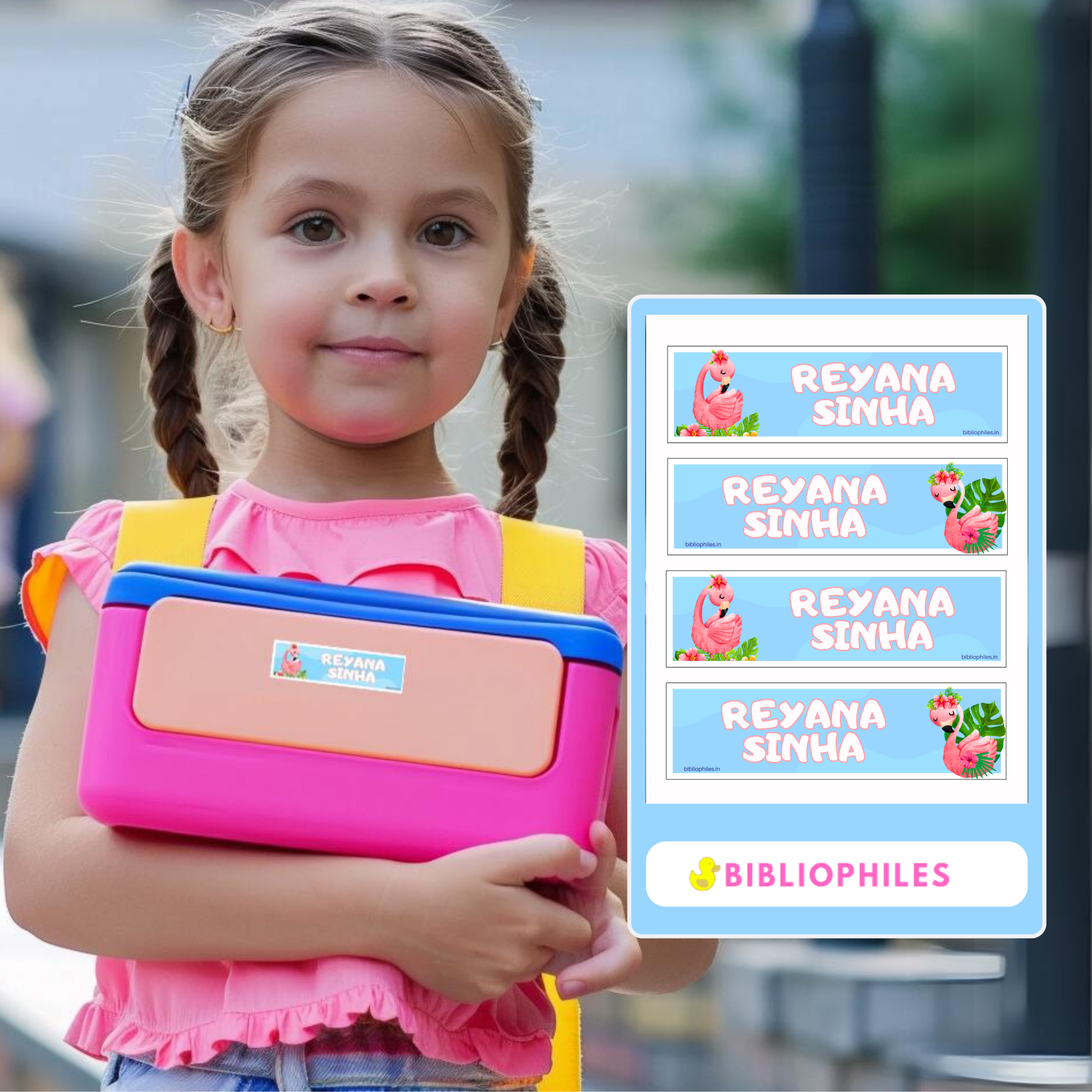 Waterproof Personalised Stickers - Bibliophiles