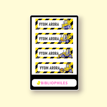 Waterproof Personalised Stickers - Bibliophiles