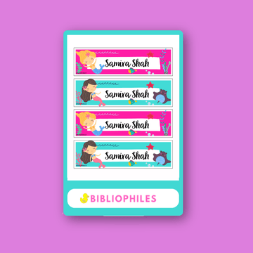 waterproof personalised stickers for kids india custom name labels zootii bibliophiles