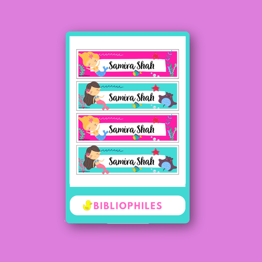 Waterproof name stickers