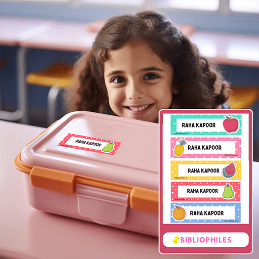 Waterproof Personalised Stickers - Bibliophiles