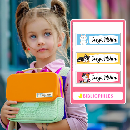 Waterproof Personalised Stickers - Bibliophiles