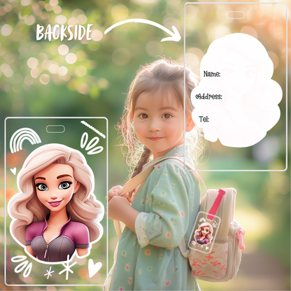 Personalized tags for school bags