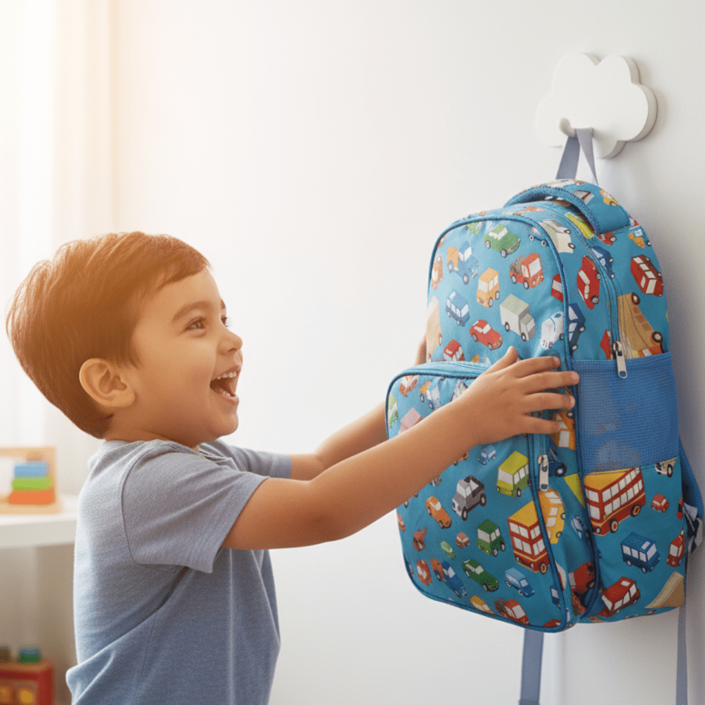 Zootii Smart Kids School Bag - Vehicles - Bibliophiles
