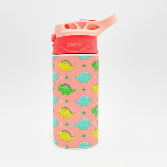 Zootii Water Bottle (Dino) [Non Personalised] - Bibliophiles