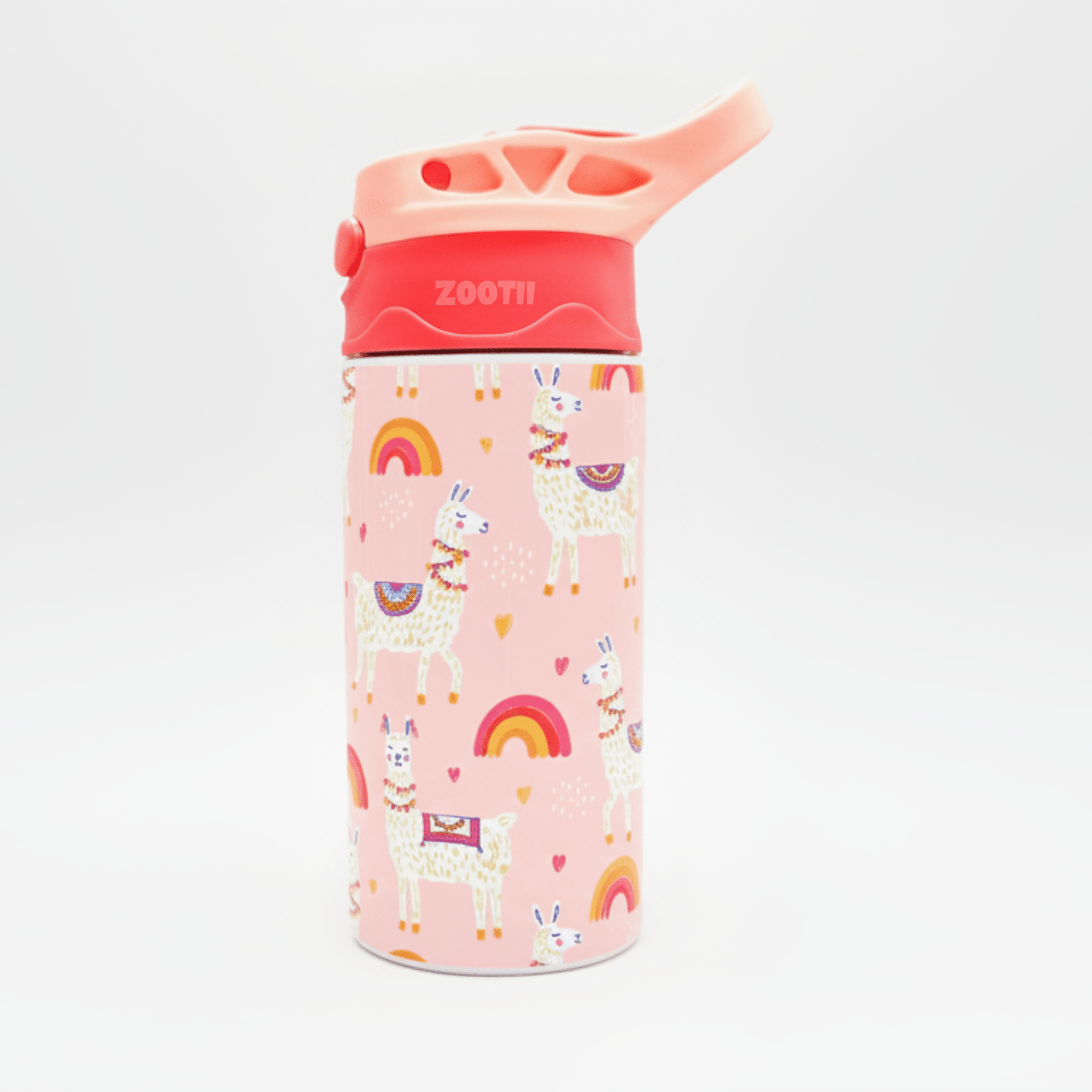 Zootii Water Bottle (llama) [Non Personalised] - Bibliophiles