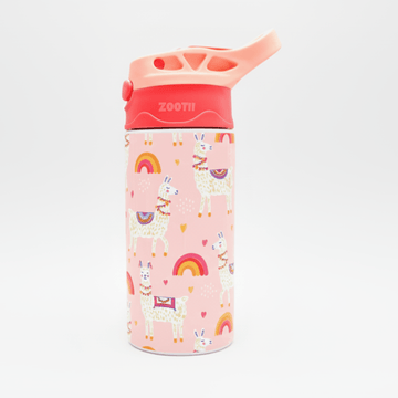 Zootii Water Bottle (llama) [Non Personalised] - Bibliophiles