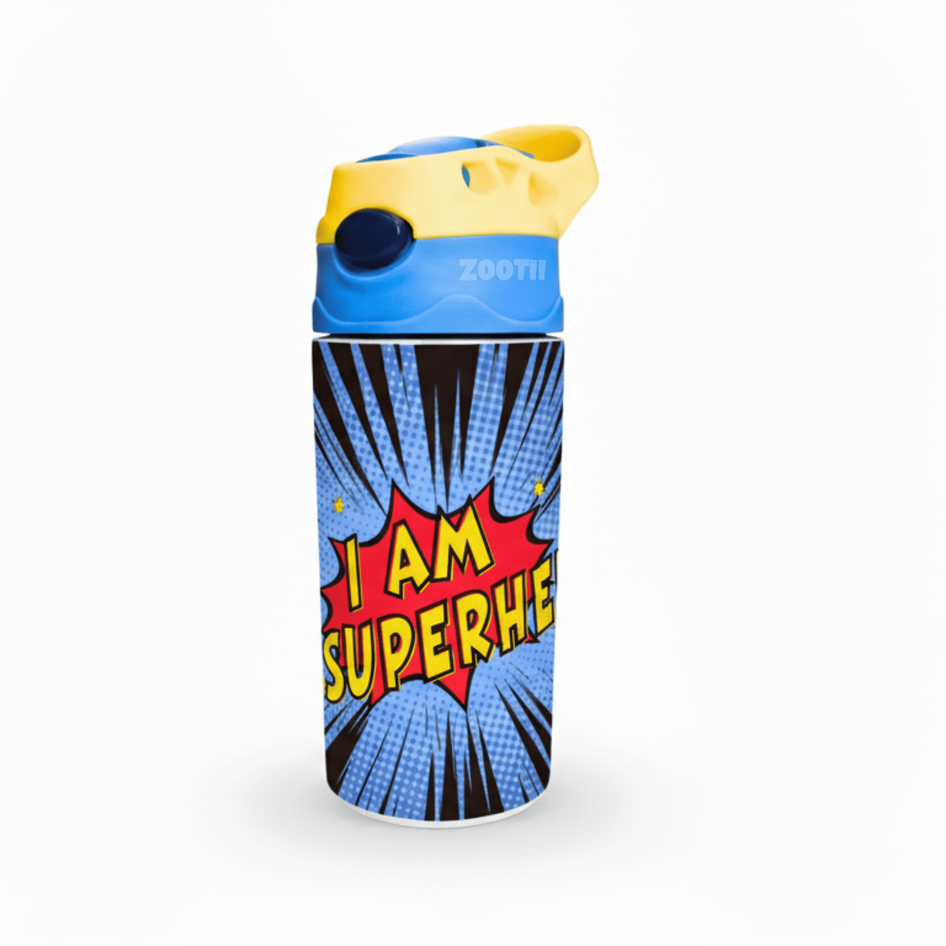 Zootii Water Bottle (Superhero) [Non Personalised] - Bibliophiles