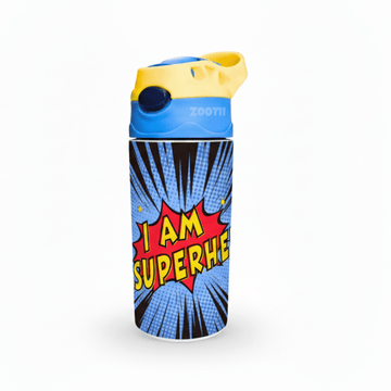 Zootii Water Bottle (Superhero) [Non Personalised] - Bibliophiles