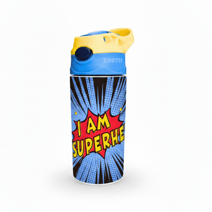 Zootii Water Bottle (Superhero) [Non Personalised] - Bibliophiles