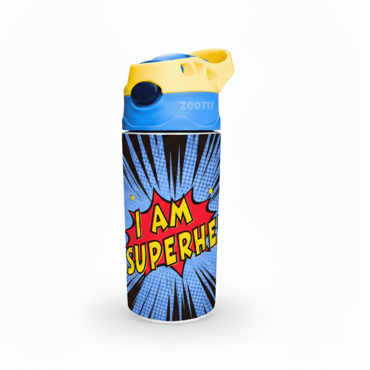 Zootii Water Bottle (Superhero) [Non Personalised] - Bibliophiles