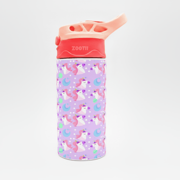 Zootii Water Bottle (Unicorn) [Non Personalised] - Bibliophiles